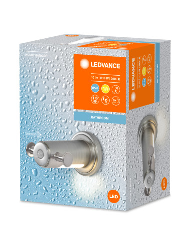 WIESZAK LED NA RĘCZNIK HACZYK Z CZUJNIKIEM RUCHU I ŚWIATŁA BATHROOM HOOK HANGER SENSOR IP44 