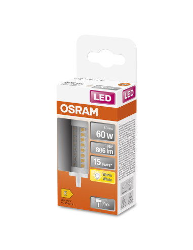 ŻARÓWKA LED STAR LINE 78MM 60 6,5W/827 230V R7S 