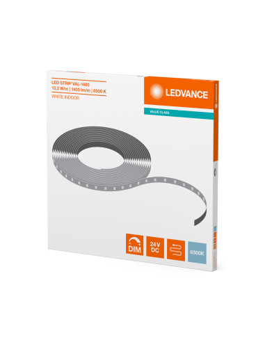 TAŚMA LED LS VAL-1400 6500K zimna biała /50 60W 24V 6280LM PASEK VALUE 