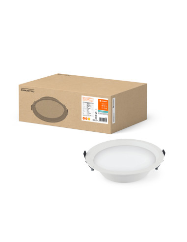 DOWNLIGHT DL ALU DALI DN200 25W/3000K WT IP44 