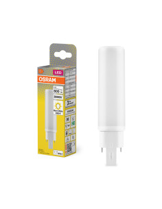 ŚWIETLÓWKA LED DULUX D/E 13LED 6W 3000K ciepła biała  HF & AC MAINS G24Q-1 600LM OSRA