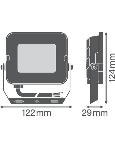 NAŚWIETLACZ FLOOD COMPACT V 20W/6500K SYM 2000LM BK IP65 