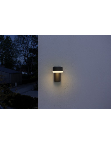 KINKIET ZEWNĘTRZNY ENDURA STYLE SPOT ROUND 8W 3000K 440LM IP44 DARK GRAY 