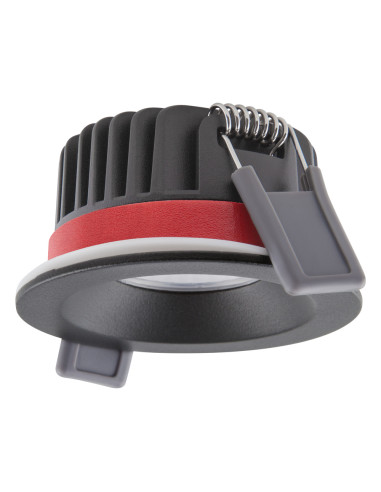 OPRAWA SPOT FP FIX P 8W 2700K ciepła biała CRI90  PS DIM IP65 BK 