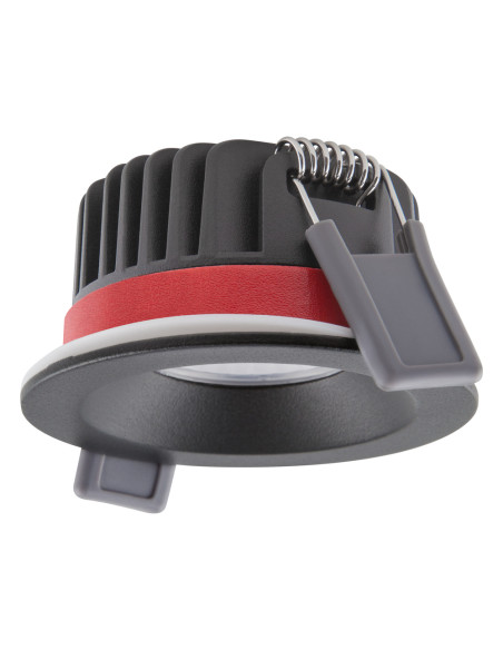 OPRAWA SPOT FP FIX P 8W 2700K ciepła biała CRI90  PS DIM IP65 BK 