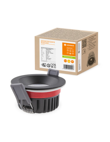 OPRAWA SPOT FP FIX P 8W 2700K ciepła biała CRI90  PS DIM IP65 BK 