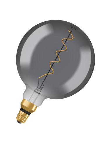 ŻARÓWKA LED 1906 VINTAGE LED SMOKE GLOB200 DIM 5W/1800K 110LM E27 