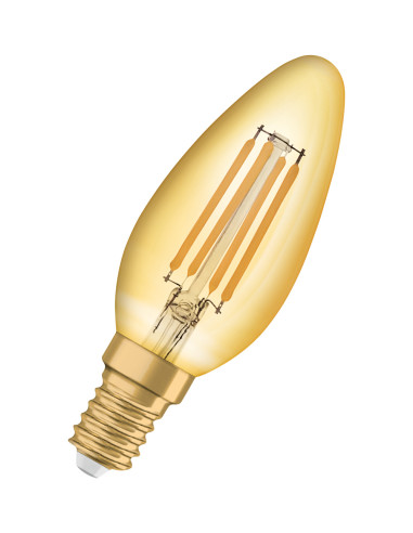 ŻARÓWKA LED 1906 VINTAGE LED CLB35 4W/2400K GOLD 410LM E14 