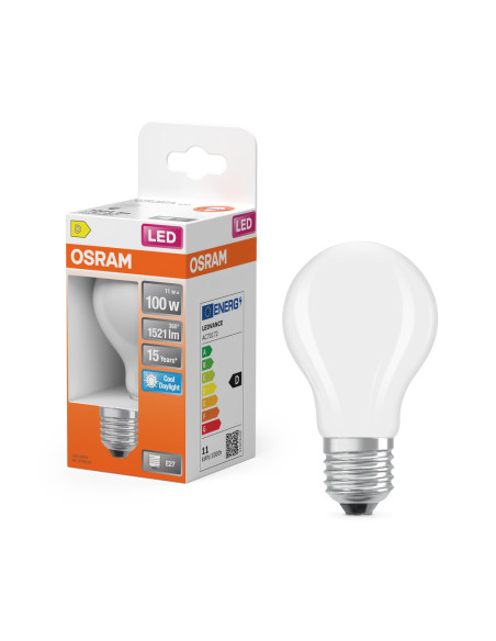 ŻARÓWKA LED STAR RF CLA100 11W 6500K zimna biała  1521LM GL FR E27 