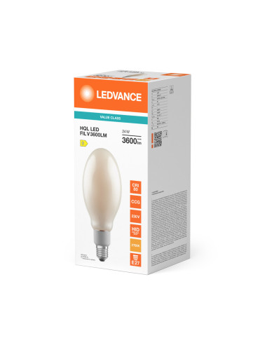 ŻARÓWKA LED V HQL LED FIL FR 80 24W 2700K ciepła biała  E27 220-240V 3600LM 