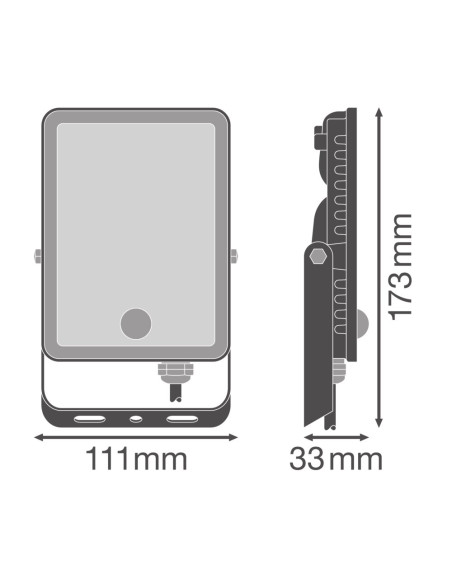 NAŚWIETLACZ FLOOD ESSENTIAL SENSOR 20W 6500K zimna biała 1800LM BK IP65 