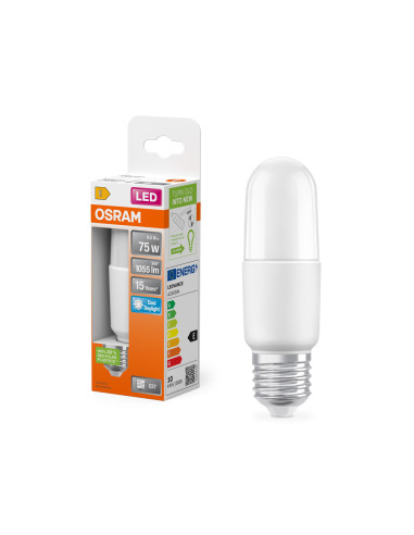 ŻARÓWKA LED STICK 75 9W 6500K zimna biała  1050LM FR E27 