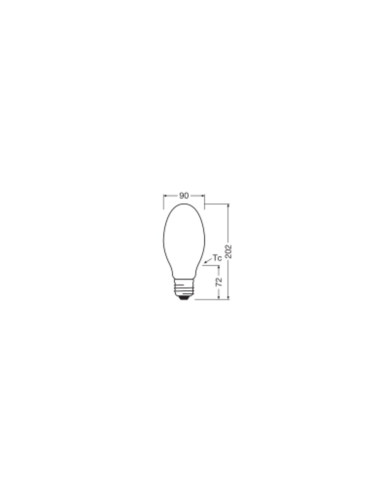 ŻARÓWKA LED V HQL LED FIL FR 125 38W 2700K ciepła biała  E40 220-240V 5400LM 