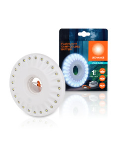 LATARKA KEMPINGOWA SUFITOWA FLASHL CAMP CEIL 120LM ZASILANA BATERIAMI 3AA 2H 