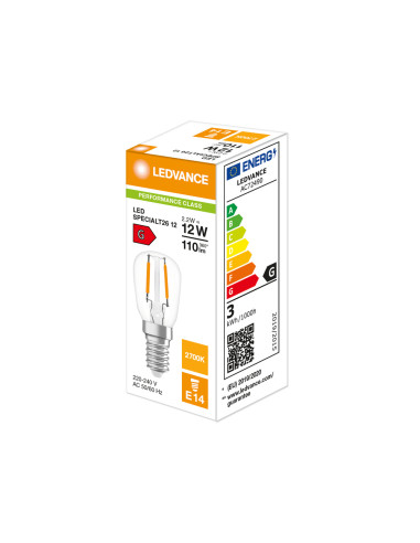ŻARÓWKA LED P SPECIAL LED T26 FIL 10 1,3W 2700K ciepła biała  E14 110LM 