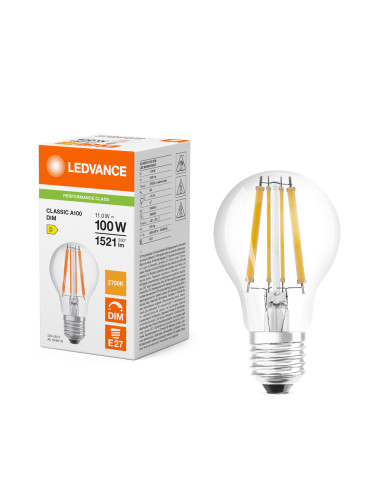 ŻARÓWKA LED P CLA100 DIM 11W 2700K ciepła biała  E27 FIL 1521LM 