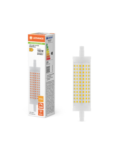 ŻARÓWKA LED P SPECIAL LED LINE 118 CL 150 DIM 18,5W 2700K ciepła biała  R7S 2452LM 
