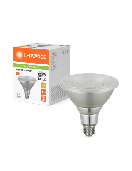 ŻARÓWKA LED P SPOT LED PAR38 GL 120 30° 12W 2700K ciepła biała  E27 1035LM 