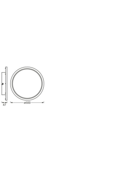 OPRAWA SMART WIFI ORBIS DISC 500 IP44 32W 4000LM 3000K...6500K TW BK 