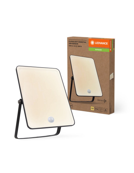 NAŚWIETLACZ FLOOD ESSENTIAL SENSOR 50W 3000K ciepła biała 4250LM BK IP65 