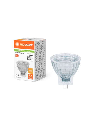ŻARÓWKA LED P SPOT MR11 GL 35 36° 3.5W 2700K ciepła biała  GU4 12V 345LM 