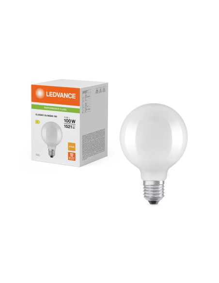 ŻARÓWKA LED P CL GLOBE95 100 11W 2700K ciepła biała  E27 FIL GL FR 1521LM 