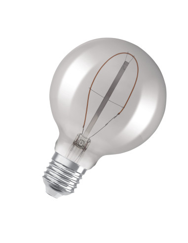 ŻARÓWKA LED 1906 VINTAGE LED GLOBE95 3,4W/818 FIL SMOKE 100LM E27 
