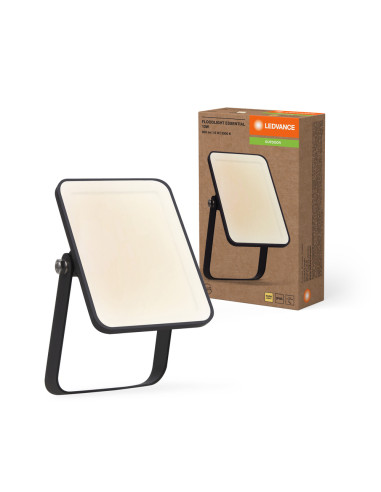 NAŚWIETLACZ FLOOD ESSENTIAL 10W 3000K ciepła biala 750LM BK IP65 