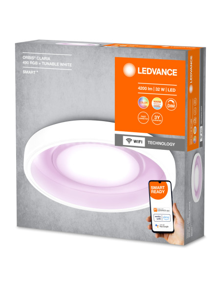 OPRAWA SMART WIFI ORBIS CLARIA 490MM 32W 3150LM RGB + TW 