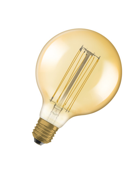 ŻARÓWKA LED 1906 VINTAGE LED GOLD GLOB125 DIM 5,8W/2200K 470LM E27 