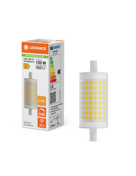 ŻARÓWKA LED P SPECIAL LED LINE 78 CL 100 DIM 12W 2700K ciepła biała  R7S 1521LM 
