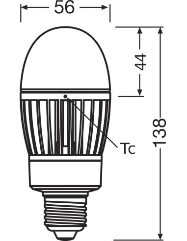 ŻARÓWKA LED P HQL LED FR 50 14,5W 4000K neutralna biała  E27 220-240V 2000LM 
