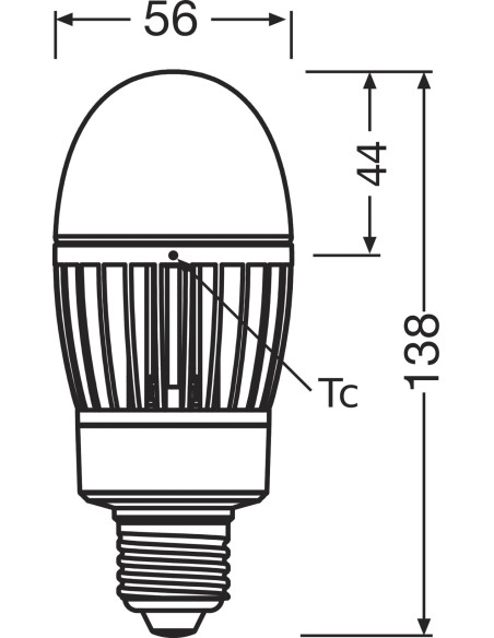 ŻARÓWKA LED P HQL LED FR 50 14,5W 4000K neutralna biała  E27 220-240V 2000LM 
