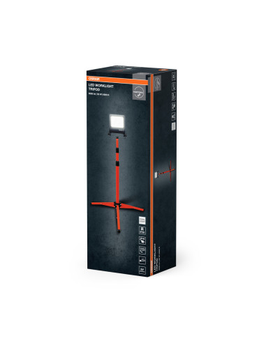 NAŚWIETLACZ LED WORKLIGHT 1X50W 4000K neutralna biała 4500LM TRIPOD PRZENOŚNY 
