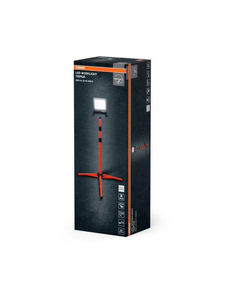 NAŚWIETLACZ LED WORKLIGHT 1X50W 4000K neutralna biała 4500LM TRIPOD PRZENOŚNY 
