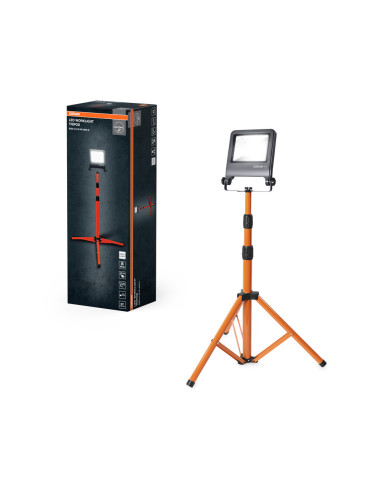 NAŚWIETLACZ LED WORKLIGHT 1X50W 4000K neutralna biała 4500LM TRIPOD PRZENOŚNY 
