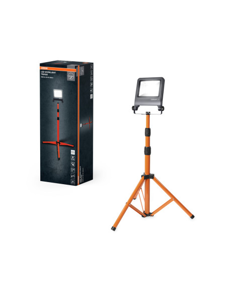 NAŚWIETLACZ LED WORKLIGHT 1X50W 4000K neutralna biała 4500LM TRIPOD PRZENOŚNY 
