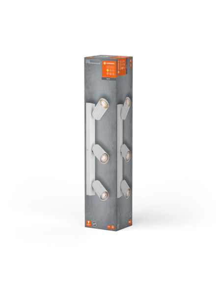 OPRAWA SUFITOWA LED SPOT OCTAGON DIM 3X3.4W 2700K ciepła biała GU10 WT 