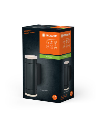 KINKIET ZEWNĘTRZNY Endura Classic IP65 IVE GU10 WALL Dark Gray
