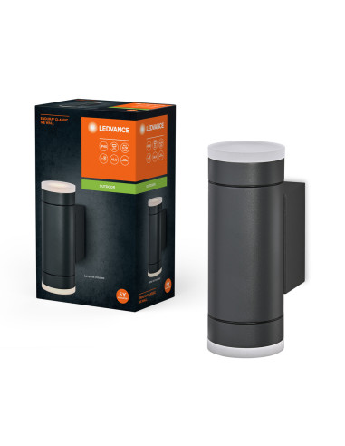 KINKIET ZEWNĘTRZNY Endura Classic IP65 IVE GU10 WALL Dark Gray