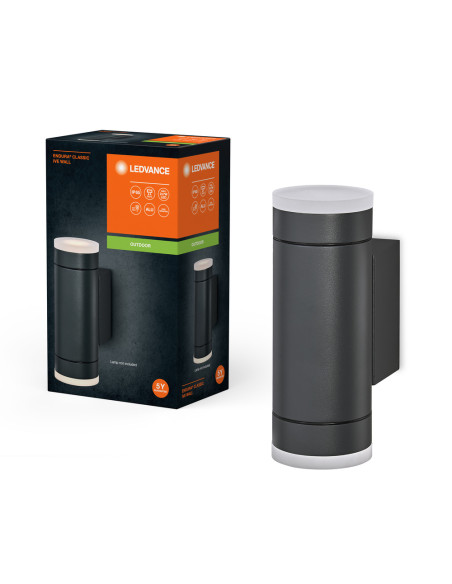 KINKIET ZEWNĘTRZNY Endura Classic IP65 IVE GU10 WALL Dark Gray