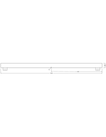 ŻARÓWKA LED LEDINESTRA DIM 75 9.9W 2700K ciepła biała CRI90  FR S14S 100CM 1055LM 