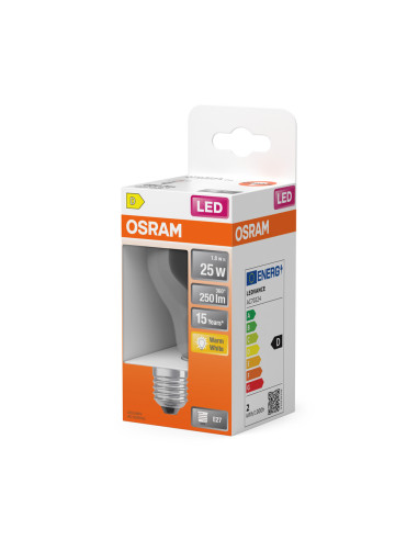 ŻARÓWKA LED STAR RF CLA25 1,8W 2700K ciepła biała  250LM FIL E27 
