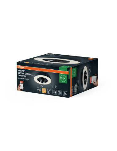 OPRAWA SMART OUTDOOR WIFI CAMERA CIRCLE CONTROL 3000K ciepła biała DG  