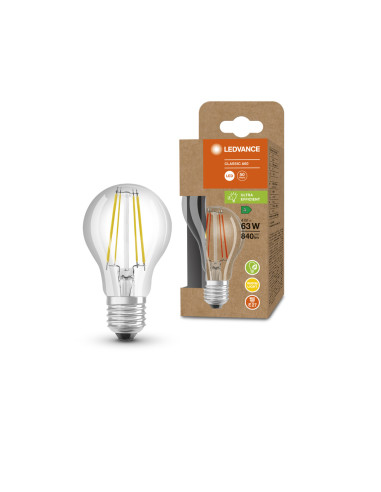 ŻARÓWKA LED ENERGY EFFICIENT CLA60 4W 3000K ciepła biała 840LM FIL E27 KLASA A 