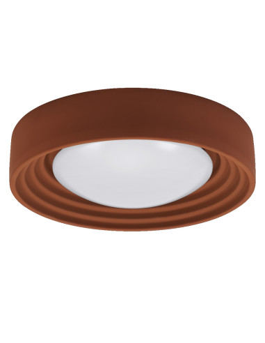 PLAFON LED ORBIS CONCRETE 400MM 18W 3000K ciepła biała CLICK DIM BROWN 