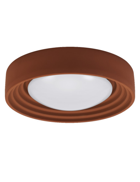 PLAFON LED ORBIS CONCRETE 400MM 18W 3000K ciepła biała CLICK DIM BROWN 