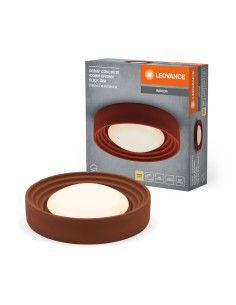 PLAFON LED ORBIS CONCRETE 400MM 18W 3000K ciepła biała CLICK DIM BROWN 