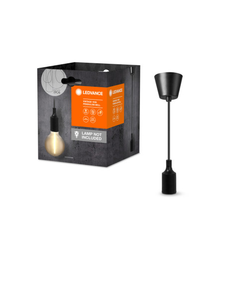ZAWIESIE 1906 PENDULUM BELL E27 BK BLACK 