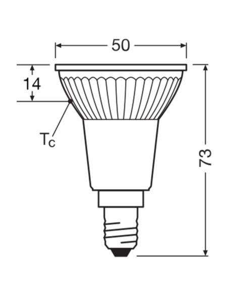 ŻARÓWKA LED SUPERSTAR PAR16 50 4.8W 2700K ciepła biała CRI90 E14 350LM 36° 